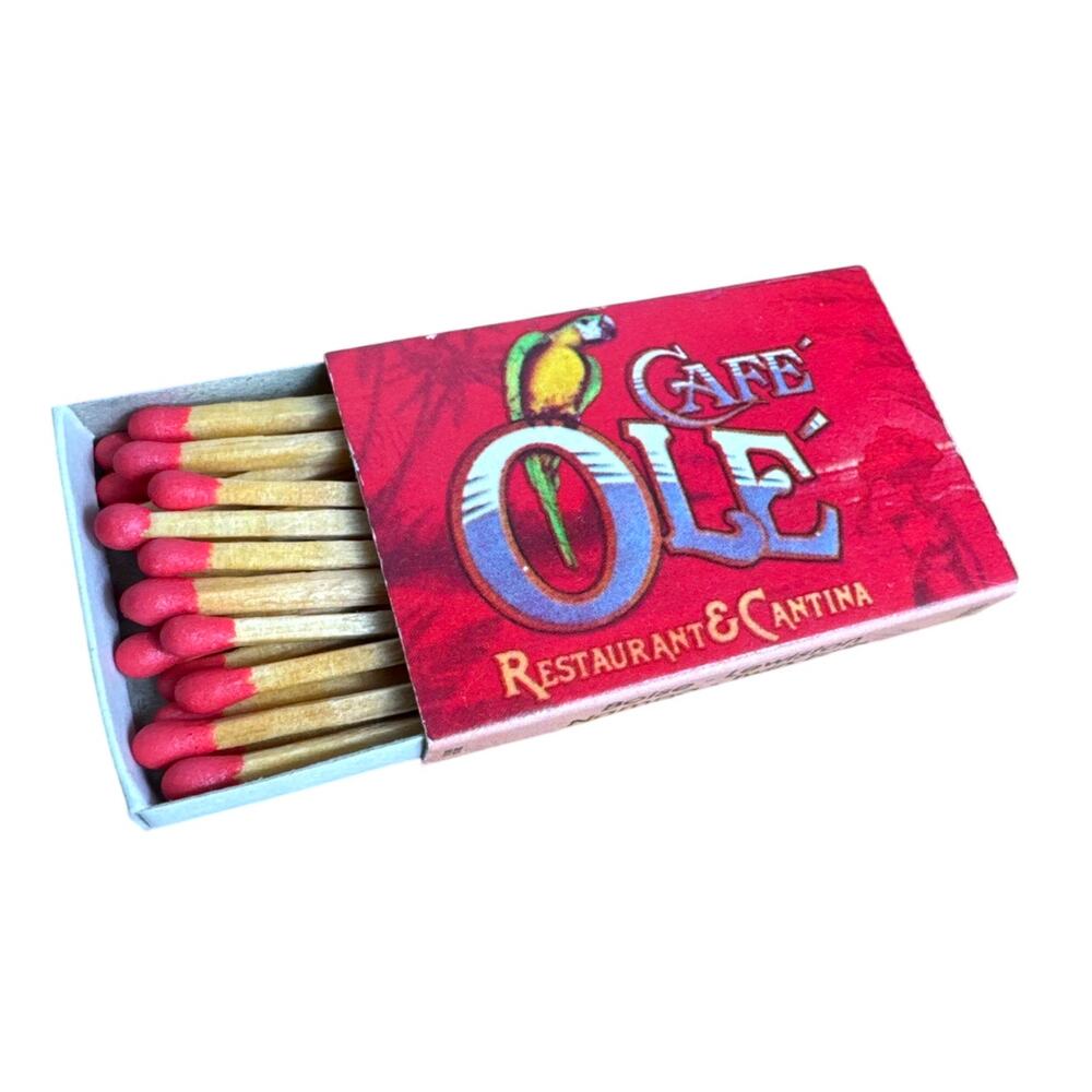 Vintage Idaho Matchbook Cafe Ole' Restaurant Boise Lewiston Nampa Twin Falls ID